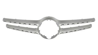 MOULURE GRILLE MERCEDES CLASE E (W212) 2013-2016 FACE AVANT / MODÈLE AVANTGARDE-SPORT-AMG / AVEC CAMÉRA