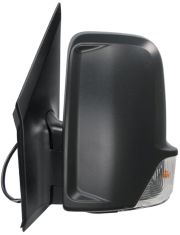 RÉTROVISEUR MERCEDES SPRINTER (907/910) 2018-> BRAS COURT / ÉLÉCTRIQUE / CHAUFFANT / FEU CLIGNOTANT DÉCOUVERT / SIDE ASSIST / GAUCHE