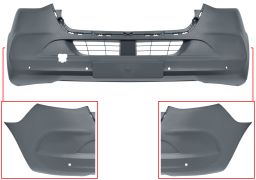 PARE-CHOCS MERCEDES SPRINTER (907/910) 2018-> AVANT / AVEC 4 CAPTEUR / AVEC APPRET