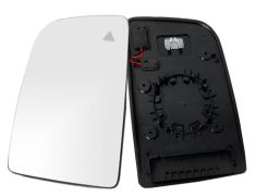 VERRE DE RÉTROVISEUR MERCEDES SPRINTER (907/910) 2018-> MODÈLE FEU CLIGNOTANT DÉCOUVERT / AVEC SUPPORT ROND / SUPÉRIEUR / CHAUFFANT / SIDE ASSIST / CONVEXE / GAUCHE