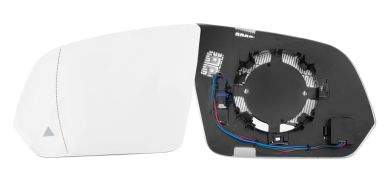 VERRE DE RÉTROVISEUR MERCEDES CLASE V (W447) 2014-2020 AVEC SUPPORT / CHAUFFANT / SIDE ASSIST / ASPHÉRIQUE / GAUCHE