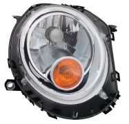 PHARE AVANT MINI COOPER 2007-2010 BASE CHROMÉE / FEU CLIGNOTANT ORANGE / DROIT