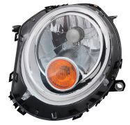 PHARE AVANT MINI COOPER 2007-2010 BASE CHROMÉE / FEU CLIGNOTANT ORANGE / GAUCHE