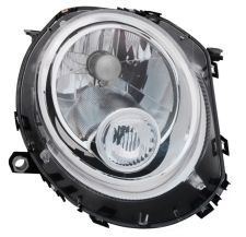 PHARE AVANT MINI COOPER 2007-2010 BASE CHROMÉE / FEU CLIGNOTANT BLANC / DROIT