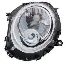 PHARE AVANT MINI COOPER 2007-2010 BASE CHROMÉE / FEU CLIGNOTANT BLANC / GAUCHE