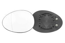 VERRE DE RÉTROVISEUR MINI COOPER 2007-2010 AVEC SUPPORT / CHAUFFANT / ASPHÉRIQUE / GAUCHE