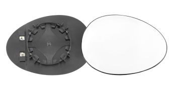 VERRE DE RÉTROVISEUR MINI COOPER 2007-2010 AVEC SUPPORT / CHAUFFANT / CONVEXE / DROIT