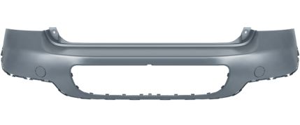 PARE-CHOCS MINI COUNTRYMAN 2010-2017 ARRIÈRE / MODÈLE CHROME LINE / AVEC APPRET