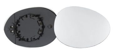 VERRE DE RÉTROVISEUR MINI COOPER 2014-2021 AVEC SUPPORT / CHAUFFANT / CONVEXE / DROIT