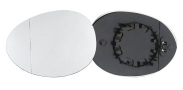 VERRE DE RÉTROVISEUR MINI COOPER 2014-2021 AVEC SUPPORT / CHAUFFANT / ASPHÉRIQUE / GAUCHE