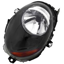 PHARE AVANT MINI COOPER 2018-2021 FOND NOIR / FEU CLIGNOTANT ORANGE / GAUCHE