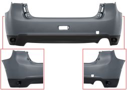 PARE-CHOCS MITSUBISHI ASX 2012-2016 ARRIÈRE / AVEC CONTOUR AILE / AVEC APPRET 