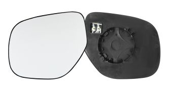 VERRE DE RÉTROVISEUR MITSUBISHI OUTLANDER 2015-2018 MODÈLE AVEC FEU CLIGNOTANT / AVEC SUPPORT RONDE / CHAUFFANT / CONVEXE / GAUCHE