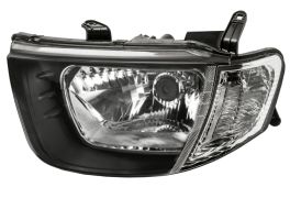 PHARE AVANT MITSUBISHI L200 2005-2010 SIMPLE CABINE / FEU CLIGNOTANT BLANC / MANUEL / GAUCHE