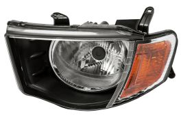 PHARE MITSUBISHI L200 2005-2010 DOUBLE CABINE / FEU CLIGNOTANT ORANGE / MANUEL / GAUCHE