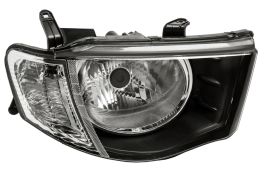 PHARE AVANT MITSUBISHI L200 2005-2010 DOUBLE CABINE / FEU CLIGNOTANT BLANC / ÉLÉCTRIQUE / DROIT