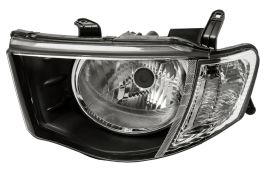 PHARE AVANT MITSUBISHI L200 2005-2010 DOUBLE CABINE / FEU CLIGNOTANT BLANC / ÉLÉCTRIQUE / GAUCHE