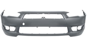 PARE-CHOCS MITSUBISHI LANCER 2007-2016 AVANT / MODÈLE LANCER V / SPORTBACK / AVEC TROUS SPOILER / AVEC APPRET