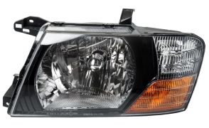 PHARE AVANT MITSUBISHI PAJERO 2000-2003 BASE NOIRE / GAUCHE