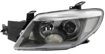 PHARE MITSUBISHI OUTLANDER 2005-2006 BASE NOIR / GAUCHE