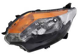 PHARE AVANT MITSUBISHI L200 2015-2019 BASE NOIRE / AVEC MOTEUR / GAUCHE