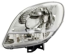 PHARE AVANT NISSAN KUBISTAR 2003-2008 BASE CHROMÉE / FEU CLIGNOTANT BLANC / GAUCHE