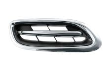 GRILLE NISSAN MICRA 2000-2002 FACE AVANT / NOIRE / MOULURE CHROMÉE / DROITE
