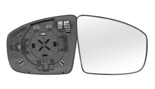 VERRE DE RÉTROVISEUR NISSAN PATHFINDER 2014-2017 AVEC SUPPORT / CHAUFFANT / CONVEXE / DROIT