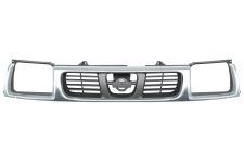 GRILLE NISSAN NAVARA 1997-2002 FACE AVANT / GRIS / CHROMÉE 
