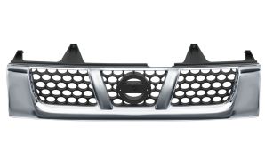 GRILLE NISSAN NAVARA 2002-2005 FACE AVANT / NOIRE / AVEC APPRET