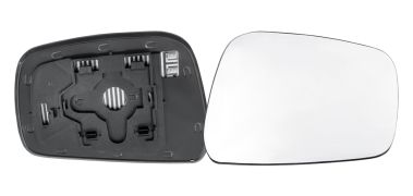 VERRE DE RÉTROVISEUR NISSAN NAVARA 2005-2007 AVEC SUPPORT / CHAUFFANT / CONVEXE / DROIT