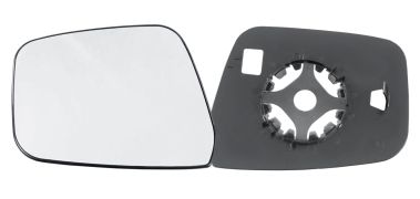 VERRE DE RÉTROVISEUR NISSAN NAVARA 2007-2010 AVEC SUPPORT / CONVEXE / GAUCHE