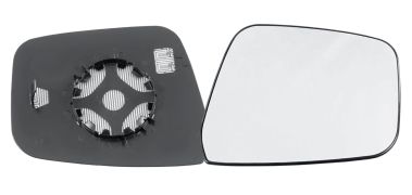 VERRE DE RÉTROVISEUR NISSAN NAVARA 2007-2010 AVEC SUPPORT / CHAUFFANT / CONVEXE / DROIT