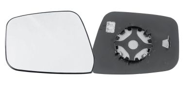VERRE DE RÉTROVISEUR NISSAN NAVARA 2007-2010 AVEC SUPPORT / CHAUFFANT / CONVEXE / GAUCHE