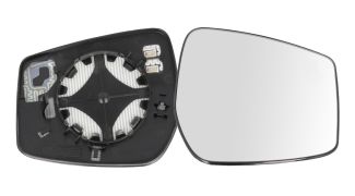 VERRE DE RÉTROVISEUR NISSAN NOTE 2013-2017 AVEC SUPPORT / CHAUFFANT / CONVEXE / DROIT