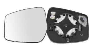 VERRE DE RÉTROVISEUR NISSAN NOTE 2013-2017 AVEC SUPPORT / CHAUFFANT / CONVEXE / GAUCHE