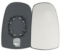 VERRE DE RÉTROVISEUR RENAULT TRAFIC 2001-2007 AVEC SUPPORT / SUPÉRIEURE / CHAUFFANT / CONVEXE / DROIT