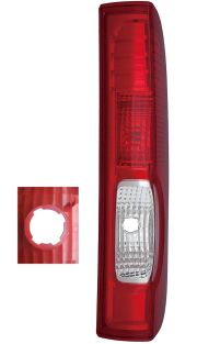 FEU ARRIÈRE NISSAN PRIMASTAR 2007-2016 SUPÉRIEUR / 4 TROUS FIXATION / DROIT