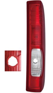 FEU ARRIÈRE NISSAN PRIMASTAR 2007-2016 SUPÉRIEUR / 3 TROUS FIXATION / DROIT