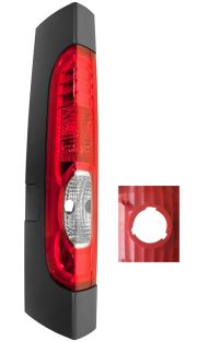 FEU ARRIÈRE NISSAN PRIMASTAR 2007-2016 SUPÉRIEUR / 3 TROUS FIXATION / 1 HAYON ARRIÈRE / AVEC CADRE / GAUCHE