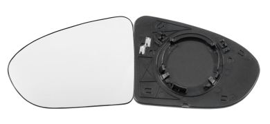 VERRE DE RÉTROVISEUR NISSAN QASHQAI 2007-2010 AVEC SUPPORT / CHAUFFANT / CONVEXE / GAUCHE