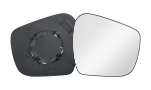 VERRE DE RÉTROVISEUR NISSAN NAVARA 2015-> AVEC SUPPORT / CONVEXE / DROIT