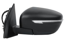 RÉTROVISEUR NISSAN QASHQAI 2017-2021 FEU CLIGNOTANT CHROMÉ / ÉLÉCTRIQUE / CHAUFFANT / GAUCHE