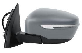 RÉTROVISEUR NISSAN QASHQAI 2014-2017 ÉLÉCTRIQUE / CHAUFFANT / FEU CLIGNOTANT CHROMÉ / AVEC APPRET / GAUCHE