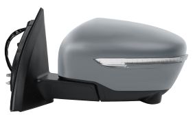 RÉTROVISEUR NISSAN QASHQAI 2014-2017 ÉLÉCTRIQUE / CHAUFFANT / RABATTABLE ÉLÉCTRIQUEMENT / AVEC CAMÉRA / FEU CLIGNOTANT CHROMÉ / AVEC APPRET / GAUCHE