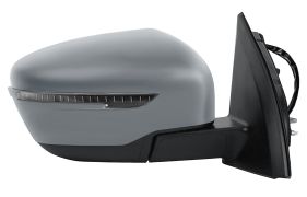 RÉTROVISEUR NISSAN QASHQAI 2014-2017 FEU CLIGNOTANT NOIR / ÉLÉCTRIQUE / CHAUFFANT / RABATTABLE ÉLÉCTRIQUEMENT / AVEC APPRET / DROIT