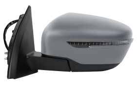 RÉTROVISEUR NISSAN QASHQAI 2014-2017 FEU CLIGNOTANT NOIR / ÉLÉCTRIQUE / CHAUFFANT / RABATTABLE ÉLÉCTRIQUEMENT / AVEC APPRET / GAUCHE