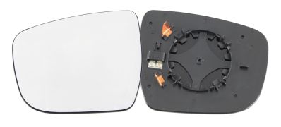 VERRE DE RÉTROVISEUR NISSAN QASHQAI 2014-2017 AVEC SUPPORT / CHAUFFANT / CONVEXE / GAUCHE