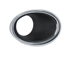 ENJOLIVEUR NISSAN QASHQAI 2014-2017 AVEC ANTIBROUILLARD / MOULURE CHROMÉE / DROIT