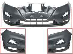 PARE-CHOCS NISSAN QASHQAI 2017-2021 AVANT / AVEC 2 CAPTEUR / AVEC APPRET